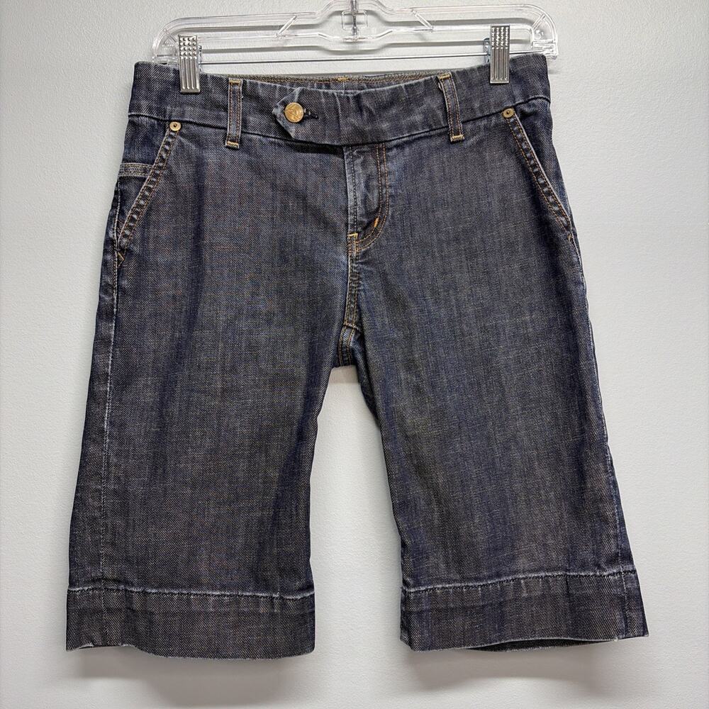 Citizens of Humanity Denim Bermuda Shorts - Dark Wash Cuffed Hem - Women’s Sz 26